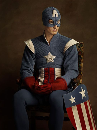 Illustration for article titled Stunning photographs reimagine Superheroes as 16th Century Cosplayers